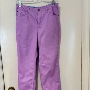 Appleseed's Lavender Straight-Leg 5-Pocket Jeans